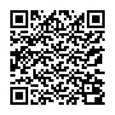 QR-koodi puhelinnumerolle +13172000100