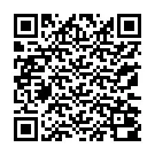 Codice QR per il numero di telefono +13172000110