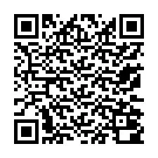 QR-code voor telefoonnummer +13172000117