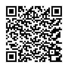 QR код за телефонен номер +13172000130