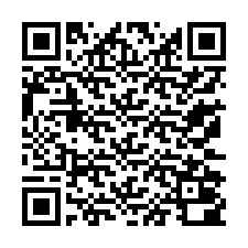 QR-koodi puhelinnumerolle +13172000133