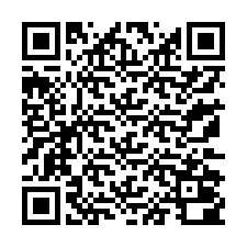 QR-код для номера телефона +13172000140