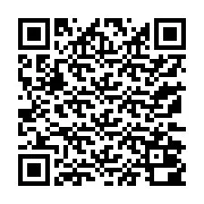 Codice QR per il numero di telefono +13172000144