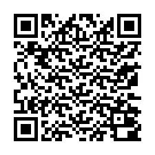 QR kód a telefonszámhoz +13172000146