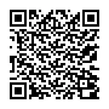 QR-код для номера телефона +13172000203