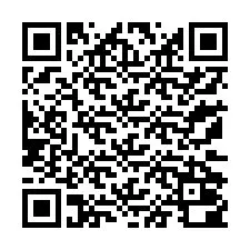 QR Code สำหรับหมายเลขโทรศัพท์ +13172000210