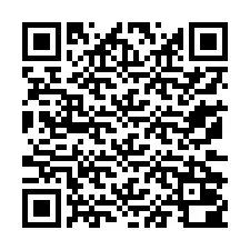 QR код за телефонен номер +13172000213