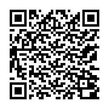 QR kód a telefonszámhoz +13172000215