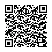 QR-код для номера телефона +13172000218