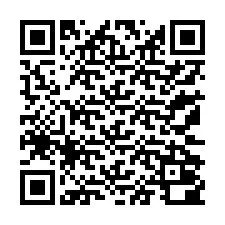 QR-code voor telefoonnummer +13172000230