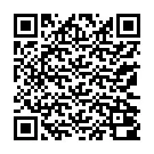 Kod QR dla numeru telefonu +13172000234