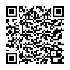 Kod QR dla numeru telefonu +13172000245