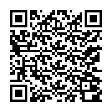 Código QR para número de teléfono +13172000359