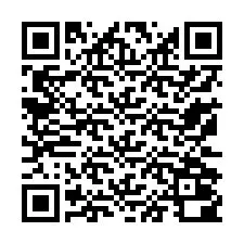 QR-koodi puhelinnumerolle +13172000367