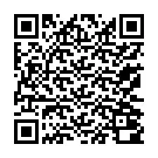 QR код за телефонен номер +13172000373