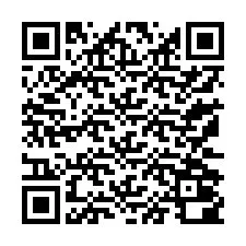 QR код за телефонен номер +13172000374