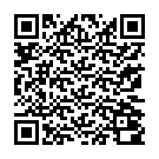 Kode QR untuk nomor Telepon +13172000382