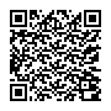 Código QR para número de teléfono +13172000388