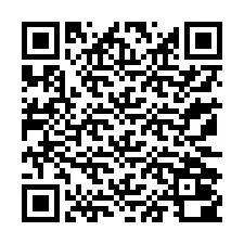 電話番号のQRコード +13172000390