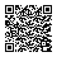 Código QR para número de teléfono +13172000398