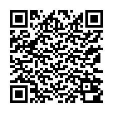 Código QR para número de teléfono +13172000424