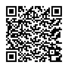 QR-koodi puhelinnumerolle +13172000425