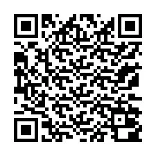 QR-code voor telefoonnummer +13172000445