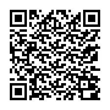 QR код за телефонен номер +13172000446