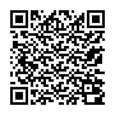 QR Code pour le numéro de téléphone +13172000447