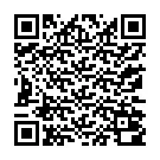 QR-код для номера телефона +13172000448