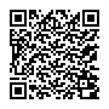 Kod QR dla numeru telefonu +13172000553