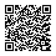 QR kód a telefonszámhoz +13172000598