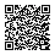 QR-код для номера телефона +13172000656