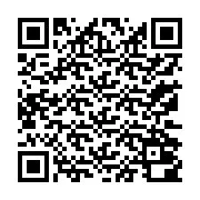 QR kód a telefonszámhoz +13172000659