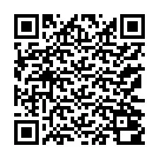 QR код за телефонен номер +13172000674