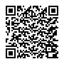 Código QR para número de teléfono +13172000676