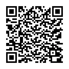 QR-код для номера телефона +13172000688