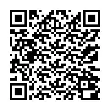 Código QR para número de teléfono +13172000689