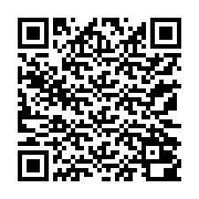 QR код за телефонен номер +13172000690