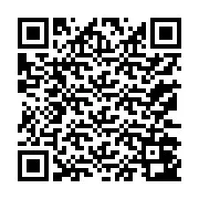 QR-koodi puhelinnumerolle +13172043879