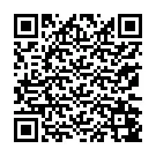 QR код за телефонен номер +13172047512