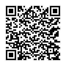 QR-koodi puhelinnumerolle +13172157325