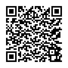 QR код за телефонен номер +13172862693