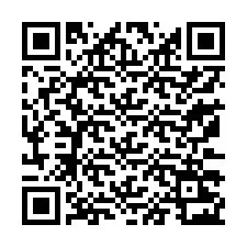 QR-code voor telefoonnummer +13173223652