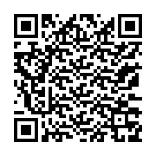 QR-code voor telefoonnummer +13173379345