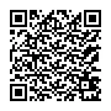 QR-koodi puhelinnumerolle +13173421561