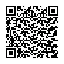 QR-код для номера телефона +13173756584