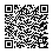 Codice QR per il numero di telefono +13173970913