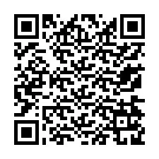 QR код за телефонен номер +13174129407