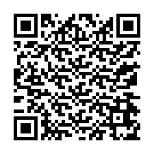 QR Code สำหรับหมายเลขโทรศัพท์ +13174675088